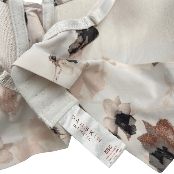 DANSKIN INTIMATES Soft Lift Floral Bra - Picture 7 of 7